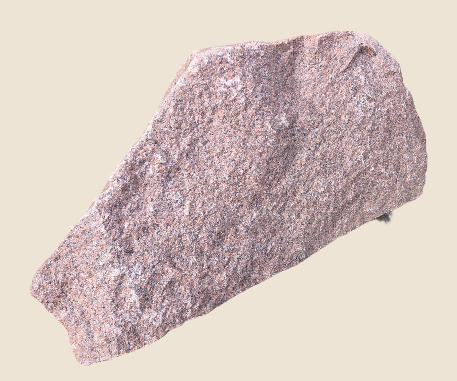 Pink speckled granite